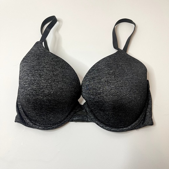 VS Victoria's Secret Perfect Shape Bra | Dark Gray Charcoal | Size 32DDD - Picture 1 of 5